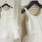 A-line/Princess Spaghetti Straps Sleeveless Hand-Made Flower Long Tulle Dresses DEP0007781