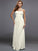 Sheath/Column Strapless Sleeveless Ruffles Long Chiffon Bridesmaid Dresses DEP0005426