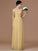 A-Line/Princess One-Shoulder Sleeveless Ruched Floor-Length Chiffon Bridesmaid Dresses DEP0005033