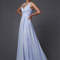 A-Line/Princess V-neck Sleeveless Long Ruffles Chiffon Bridesmaid Dresses DEP0005130