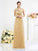 Sheath/Column One-Shoulder Sleeveless Long Satin Bridesmaid Dresses DEP0005457