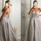 Ball Gown Ruffles Sleeveless Sequins Sweep/Brush Train Sweetheart Dresses DEP0001648