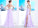 A-Line/Princess High Neck Sleeveless Sweep/Brush Train Crystal Chiffon Dresses DEP0002799