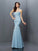 Trumpet/Mermaid Sweetheart Pleats Sleeveless Long Chiffon Bridesmaid Dresses DEP0005371