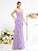 A-Line/Princess Strapless Pleats Sleeveless Long Chiffon Bridesmaid Dresses DEP0005490