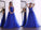 A-Line/Princess Tulle V-neck Sleeveless Applique Sweep/Brush Train Dresses DEP0001610