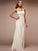 Sheath/Column Halter Sleeveless Long Ruffles Chiffon Bridesmaid Dresses DEP0005445