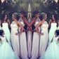 A-Line/Princess One-Shoulder Pleats Chiffon Floor-Length Bridesmaid Dresses DEP0005286