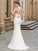 Sheath/Column Jewel Sleeveless Floor-Length Applique Lace Dresses DEP0004053