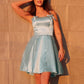 A-Line/Princess Ruffles Spaghetti Straps Sleeveless Short/Mini Homecoming Dresses DEP0004629