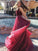 A-Line/Princess V-neck Sleeveless Floor-Length Beading Organza Dresses DEP0002853