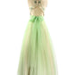 Ball Gown Sleeveless Halter Beading Floor-Length Tulle Dresses DEP0002713