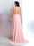 A-Line/Princess Scoop Beading Sleeveless Long Chiffon Dresses DEP0002980