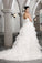 Ball Gown Sweetheart Sleeveless Beading Long Organza Wedding Dresses DEP0006499
