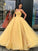 Ball Gown Sleeveless Sweetheart Organza Floor-Length Dresses DEP0001658