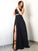 A-Line/Princess Chiffon Ruffles Spaghetti Straps Sleeveless Floor-Length Two Piece Dresses DEP0004818