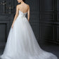 Ball Gown Strapless Pleats Sleeveless Long Taffeta Wedding Dresses DEP0006777