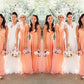 A-Line/Princess Sweetheart Sleeveless Floor-Length Ruched Chiffon Bridesmaid Dresses DEP0005386