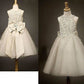 A-line/Princess Scoop Sleeveless Bowknot Long Tulle Flower Girl Dresses DEP0007579