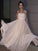 A-Line/Princess Paillette Spaghetti Straps Sleeveless Floor-Length Dresses DEP0004791