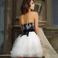 A-Line/Princess Sweetheart Applique Sleeveless Short Tulle Cocktail Dresses DEP0008724