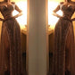 A-Line/Princess Sequins Ruched Off-the-Shoulder Sleeveless Floor-Length Dresses DEP0001694