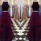 A-Line/Princess Scoop Sleeveless Floor-Length Ruffles Tulle Dresses DEP0002701