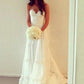 A-Line/Princess Sweetheart Sleeveless Tulle Lace Court Train Wedding Dresses DEP0006823