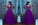 A-Line/Princess Long Sleeves Scoop Sweep/Brush Train Applique Organza Dresses DEP0002564