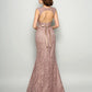 Trumpet/Mermaid Straps Lace Sleeveless Long Satin Mother of the Bride Dresses DEP0007049
