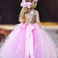 Ball Gown Sleeveless Scoop Floor-Length Sequin Tulle Flower Girl Dresses DEP0007622