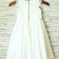 A-line/Princess Scoop Sleeveless Lace Tea-Length Chiffon Flower Girl Dresses DEP0007772