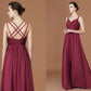 A-Line/Princess Lace Sweetheart Chiffon Ruched Floor-Length Bridesmaid Dresses DEP0005841
