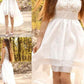 A-Line/Princess Chiffon Ruched Halter Asymmetrical Sleeveless Wedding Dresses DEP0006766