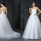 Ball Gown Strapless Pleats Sleeveless Long Taffeta Wedding Dresses DEP0006777