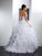 Ball Gown Sweetheart Ruffles Sleeveless Long Satin Wedding Dresses DEP0006538