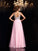 A-Line/Princess V-neck Ruffles Sleeveless Long Elastic Woven Satin Dresses DEP0002716