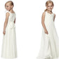 A-Line/Princess Chiffon Ruffles Sleeveless Scoop Floor-Length Flower Girl Dresses DEP0007823