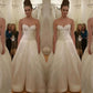 Ball Gown Taffeta Sleeveless Sweetheart Court Train Wedding Dresses DEP0006899