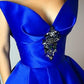 Ball Gown Sleeveless V-neck Ruffles Floor-Length Satin Dresses DEP0002240