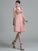 A-Line/Princess Jewel Ruffles Sleeveless Short Satin Bridesmaid Dresses DEP0005657