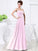 A-Line/Princess Sweetheart Sleeveless Chiffon Pleats Long Bridesmaid Dresses DEP0005559