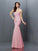 Trumpet/Mermaid Sweetheart Pleats Sleeveless Long Chiffon Bridesmaid Dresses DEP0005371