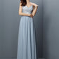 A-Line/Princess V-neck Lace Sleeveless Long Chiffon Bridesmaid Dresses DEP0005562