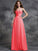 A-line/Princess Sweetheart Ruffles Sleeveless Long Chiffon Bridesmaid Dresses DEP0005598
