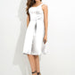 A-Line/Princess Square Pleats Sleeveless Short Satin Bridesmaid Dresses DEP0005422