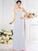 A-Line/Princess One-Shoulder Pleats Sleeveless Long Chiffon Bridesmaid Dresses DEP0005537