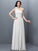 A-Line/Princess One-Shoulder Pleats Sleeveless Long Chiffon Bridesmaid Dresses DEP0005383