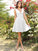 A-Line/Princess V-neck Beading Sleeveless Short Chiffon Bridesmaid Dresses DEP0005482