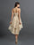 A-Line/Princess Sweetheart Hand-Made Flower Sleeveless High Low Chiffon Bridesmaid Dresses DEP0005294